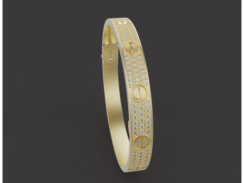 Bracelet 90122 3Dプリントモデル