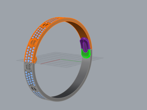Bracelet 90122 3Dプリントモデル