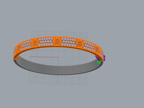 Bracelet 90122 3Dプリントモデル