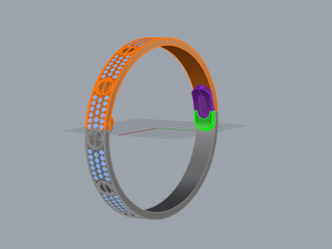Bracelet 90122 3Dプリントモデル