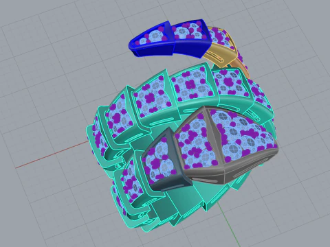 Ring snake 75041 3D Print Model
