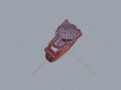 Ring Panthere 75031 Modèles 3D en vedette