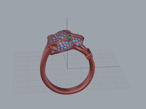 Ring Panthere 75031 3D Print Model