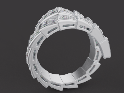 Ring Snake 66766 3D Baskı Modeli