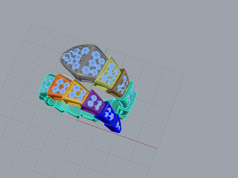Ring Snake 66766 3D Baskı Modeli