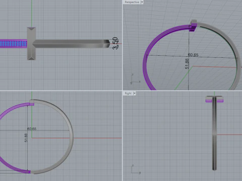 Bracelet 66652 3D Print Model