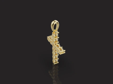 Pendant Cross 54931 3D Print Model