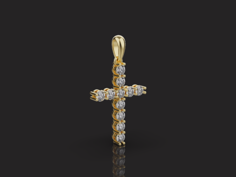 Pendant Cross 54931 3D Baskı Modeli