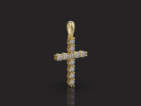 Pendant Cross 54931 3D Print Model