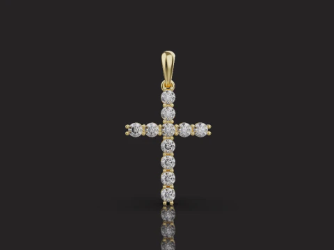 Pendant Cross 54931 3D Print Model