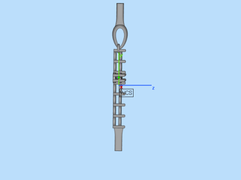Pendant Cross 54931 3D Baskı Modeli