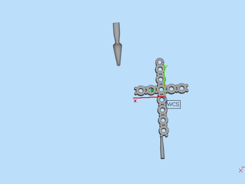 Pendant Cross 54931 3D Baskı Modeli