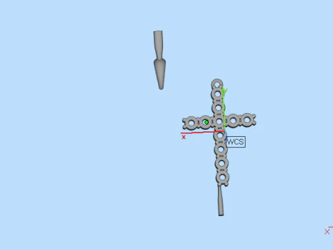 Pendant Cross 54931 3D Print Model