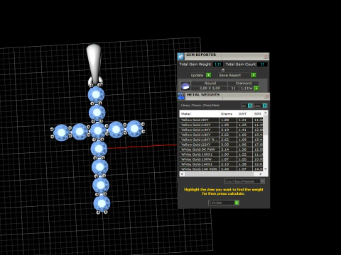 Pendant Cross 54931 3D Print Model