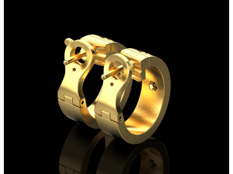 Earrings 65725 3D Модель