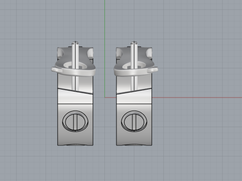 Earrings 65725 3D Модель