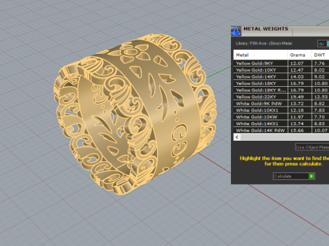 Ring 65754 3D Model