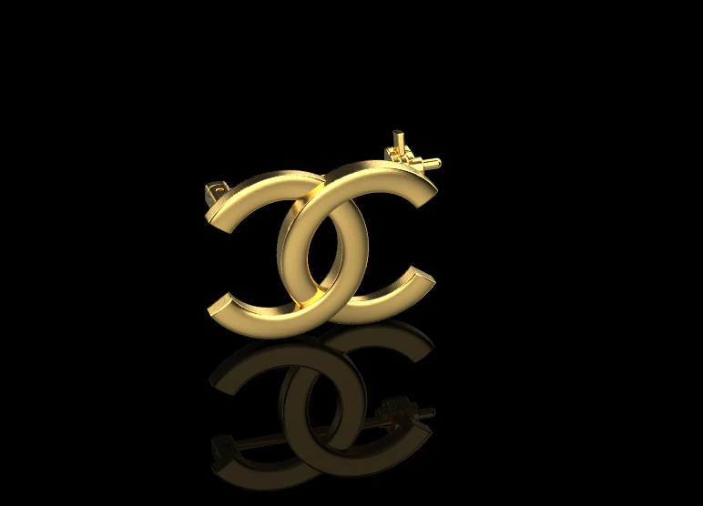 Brooch 66048 3D Model .c4d .max .obj .3ds .fbx .stl .blend