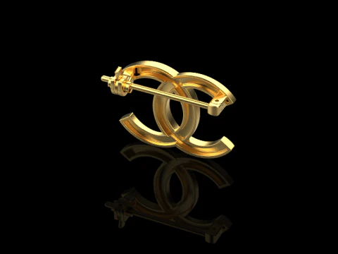 Brooch 66048 3D Model