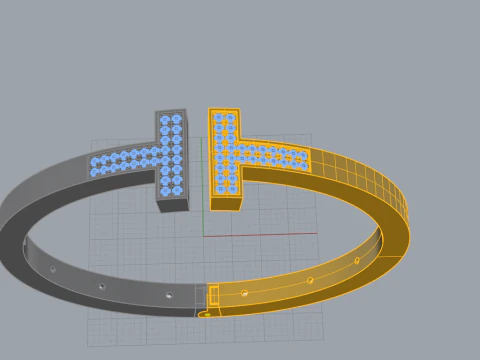Bracelet 66135 3D Model