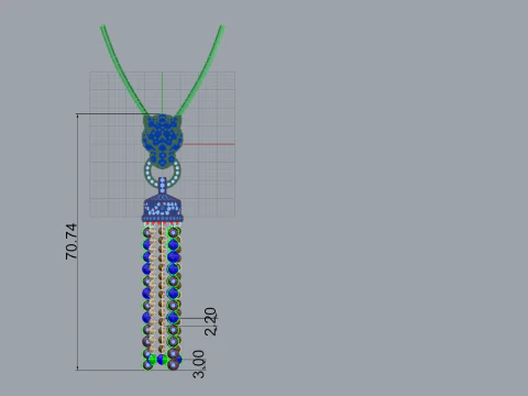 Pendant 66198 3D Model