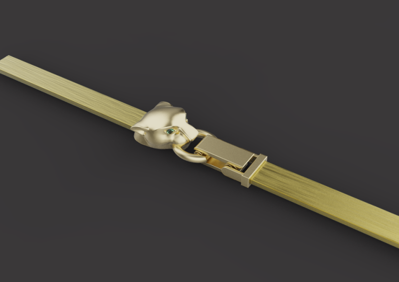 Bracelet 66535 3D Model .c4d .max .obj .3ds .fbx .stl .blend