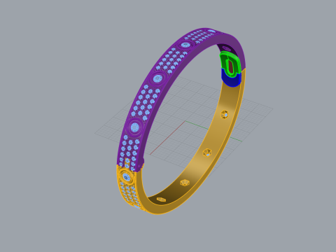 Bracelet 65200 Modello 3D