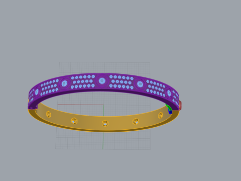Bracelet 65200 Modello 3D