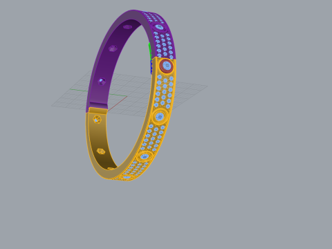 Bracelet 65200 Modello 3D