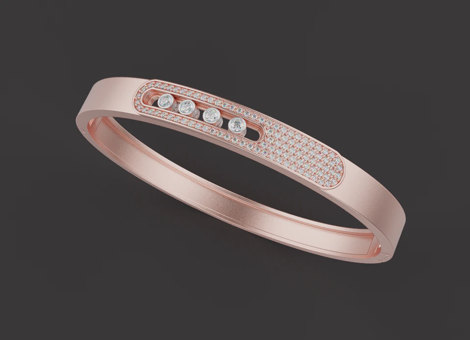 Bracelet 66845 3D Model .c4d .max .obj .3ds .fbx .stl .blend 