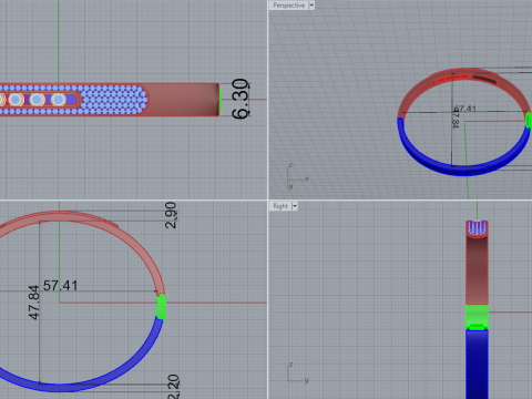 Bracelet 66845 3D Model