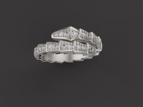 Serpent Ring 67034 3D Model