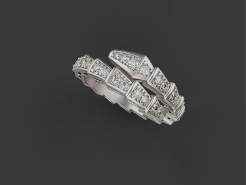 Serpent Ring 67034 3D Model