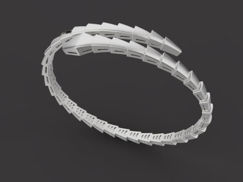 Serpent Bracelet 66998 3D Model