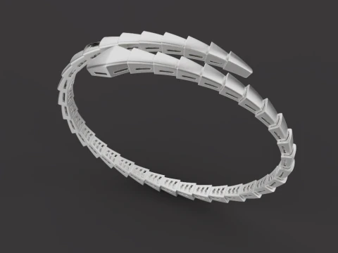 Браслет Змея 66998 3D Модель