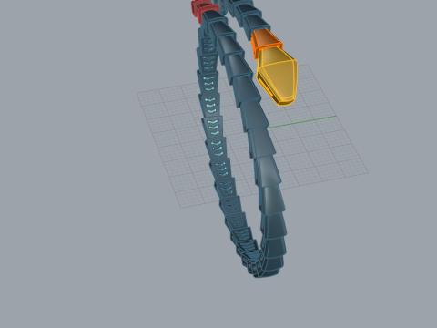 Serpent Bracelet 66998 3D Модель