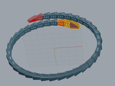 Serpent Bracelet 66998 3D Модель