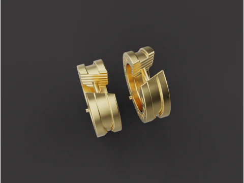 Orecchini 67098 Modello 3D