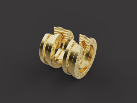 Earrings 67098 3D 模型