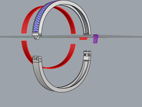 Bracelet 67358 3D Model
