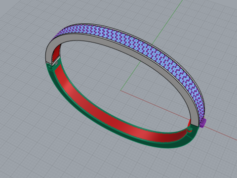 Bracelet 67358 3D Model