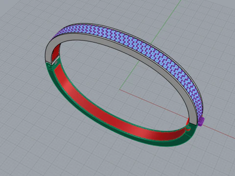 Bracelet 67358 3D Model