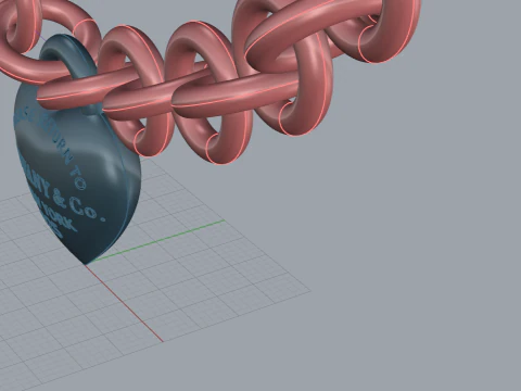 Pendant 67287 3D Model