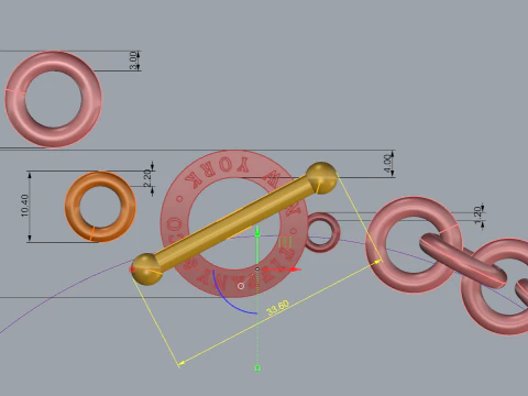 Pendant 67287 3D Model