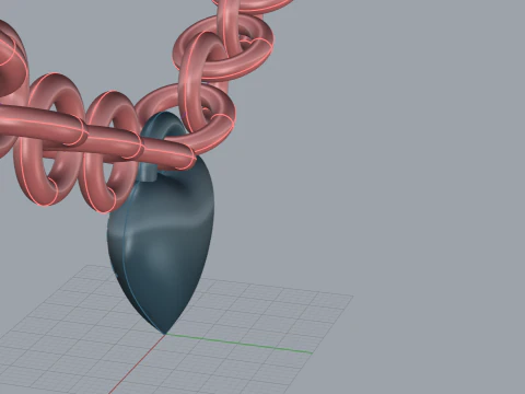 Pendant 67287 3D Model