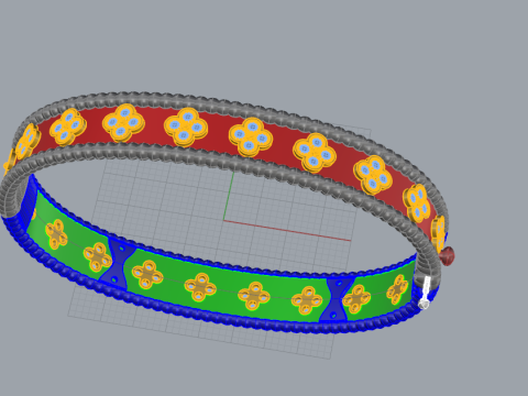 Bracelet 67260 3D Модель