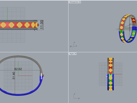 Bracelet 67260 3D Модель