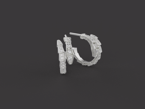 Earrings 67378 Modèle 3D