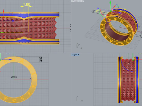 Ring 90120 3D Model