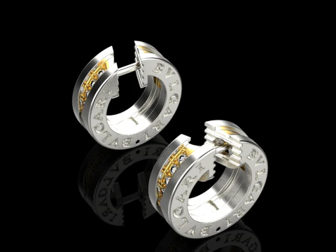 Earrings 80082 3D Model